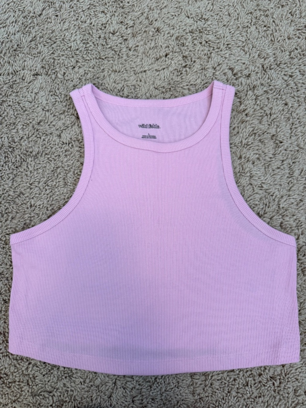 Wild Fable Pink Cropped Tank